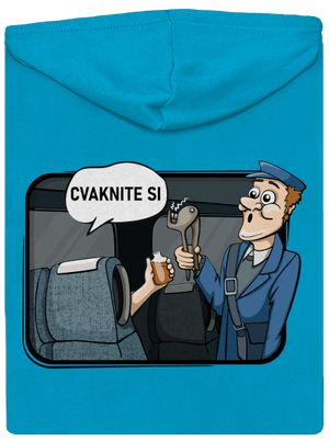 Cvaknite si dámska mikina na zips Blue Atol