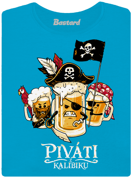 Piváti z Karibiku dámske tričko Blue Atol