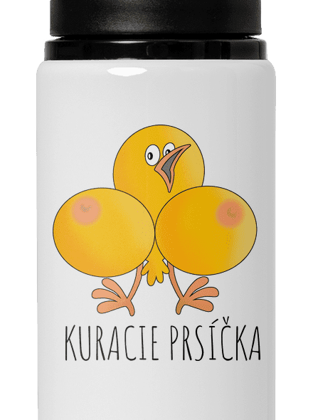 Kuracie prsíčka flaša na vodu White