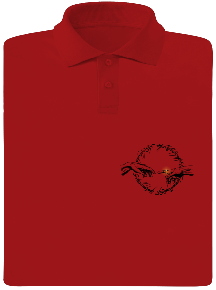 God of ring pánska polokošeľa Red Mal