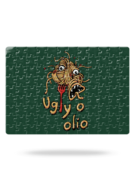 Ugly o olio puzzle White