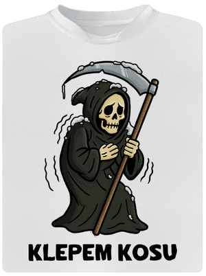 Klepem kosu detské športové tričko White