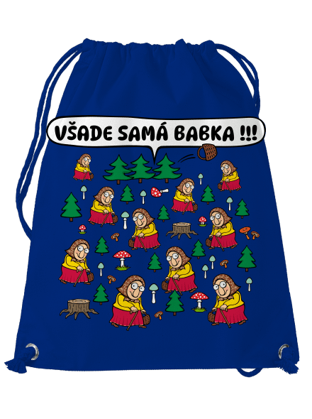 Všade samá babka vak Royal Blue Mal