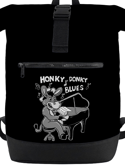 Honky donky blues batoh Black