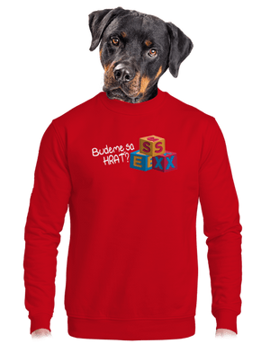 unisex mikina bez kapucne