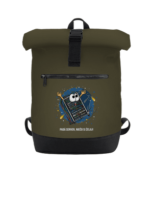 Padá server batoh Military Green