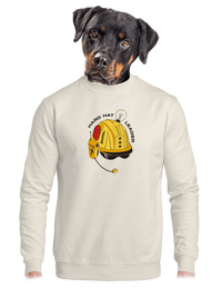 unisex mikina bez kapucne