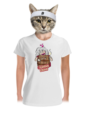 Osudová láska dámske športové tričko White