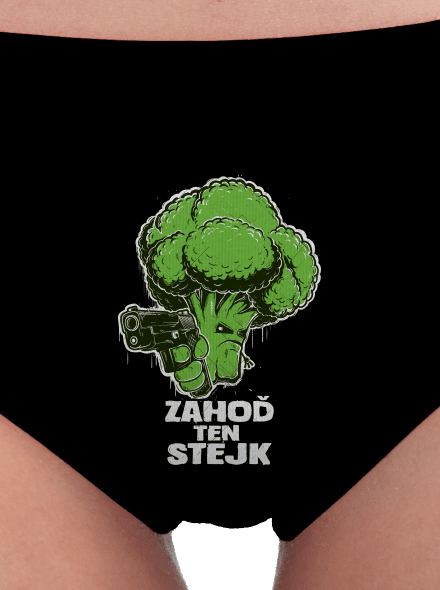 Zahoď ten stejk dámske nohavičky Black