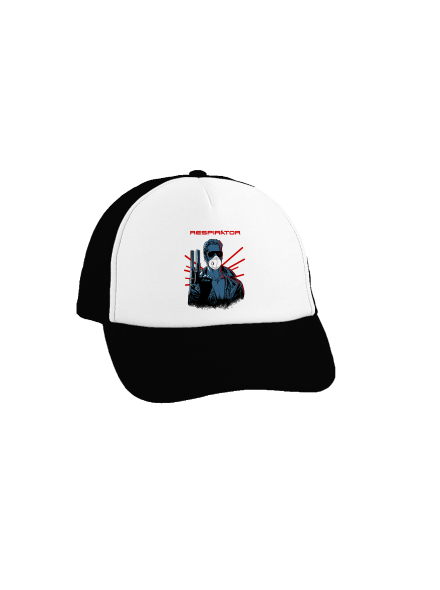 Respirátor šiltovka truckerka Black cap