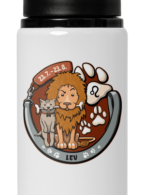 Psí horoskop: Lev flaša na vodu White