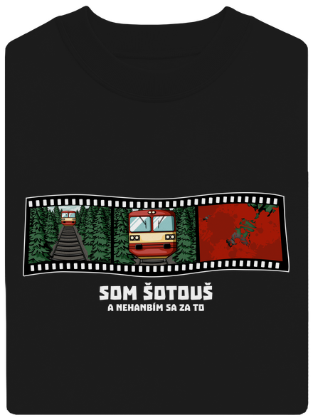 Som šotouš unisex mikina bez kapucne Black