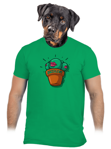 Suckulent pánske tričko Kelly Green