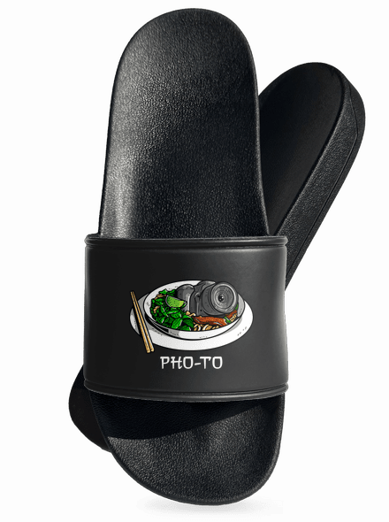 Pho-to šľapky Black