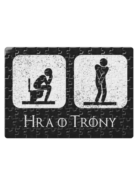 Hra o trůny puzzle White