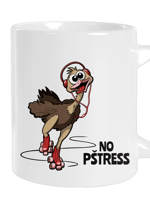 No pštress veľký hrnček White
