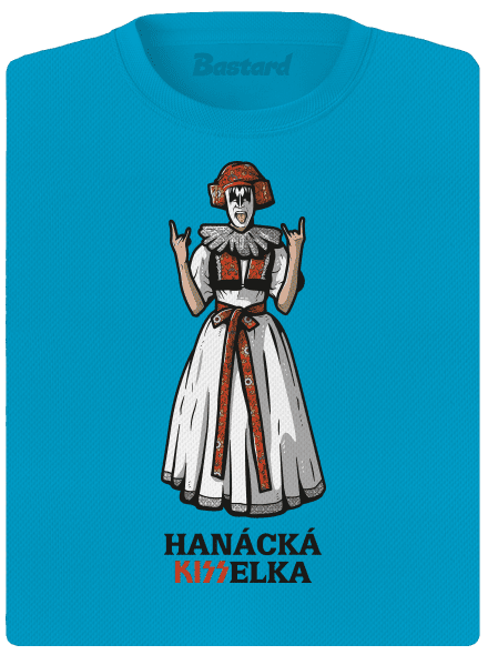 Hanácká Kisselka dámske športové tričko Blue Atol