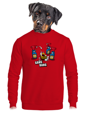 unisex mikina bez kapucne