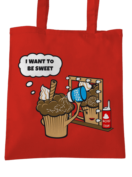 Sweet muffin taška Bright Red