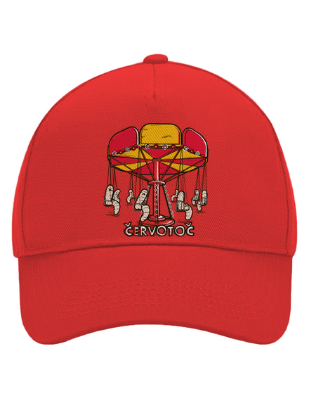 Červotoč šiltovka baseballka Classic Red