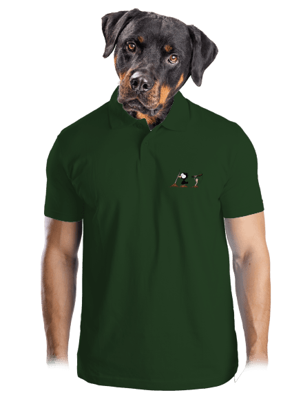 Nesprávny koniec pánska polokošeľa Bottle Green Mal