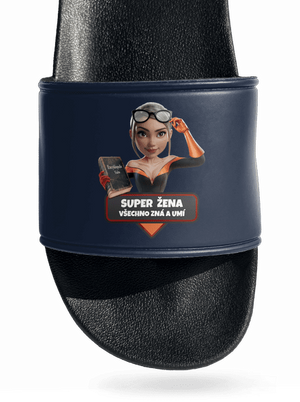 Super mama šľapky Navy