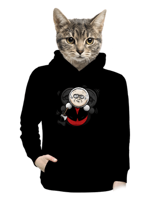 dámska mikina klokanka