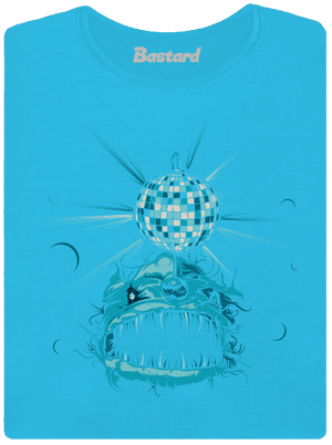 Morský discočert dámske tričko s lemom Blue Atol