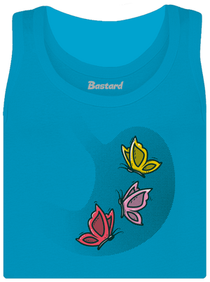 V bruchu dámske tielko klasické Blue Atol