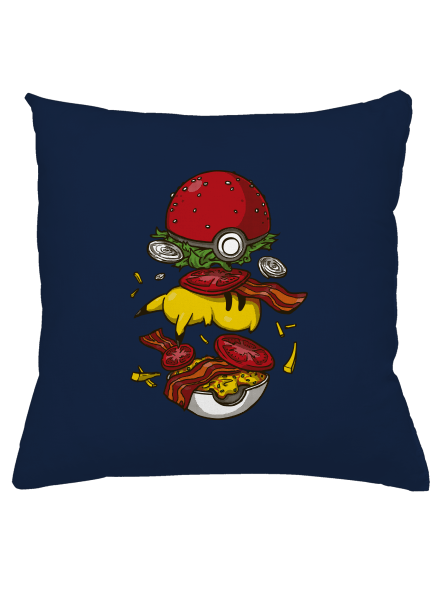 Pokémon burger vankúš Dark Navy