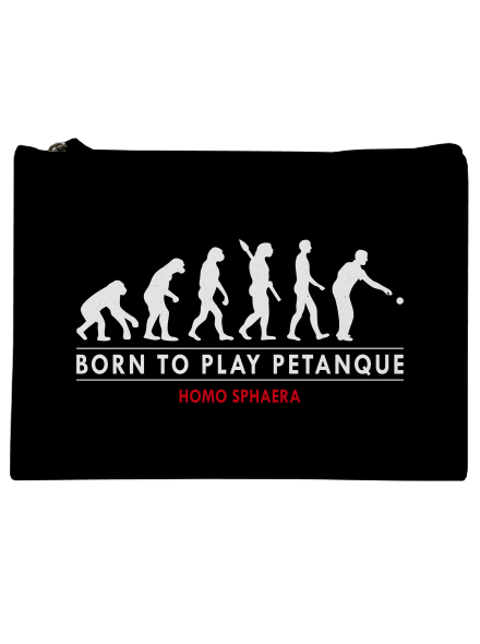 Born to play petanque taštička Black