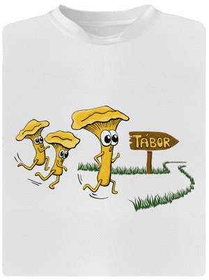 Beží líšky k táboru detské športové tričko White