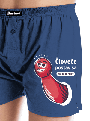 Človeče postav sa pánske trenky Blue