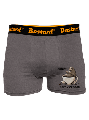 V presse boxerky Gray Melange