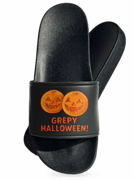 Grepy Halloween šľapky Black