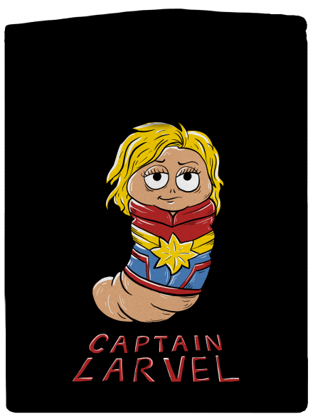 Captain Larvel dámska mikina na zips Black