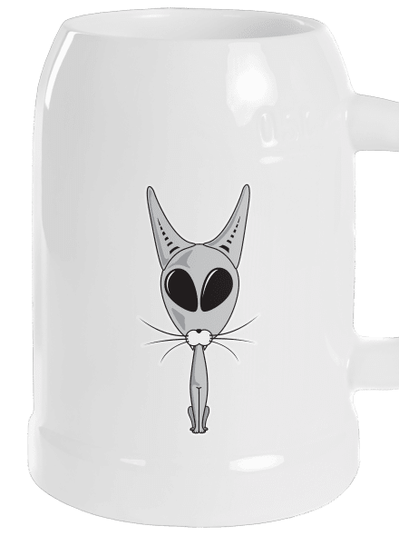 Mimozemská mačka polliter White