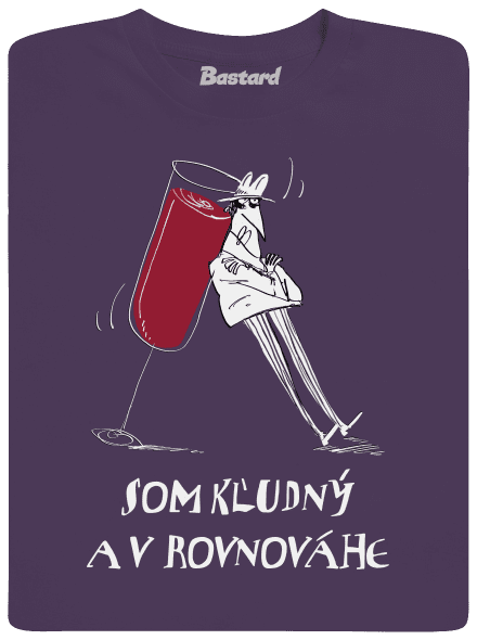 Pokojná rovnováha pánske tričko Urban Purple