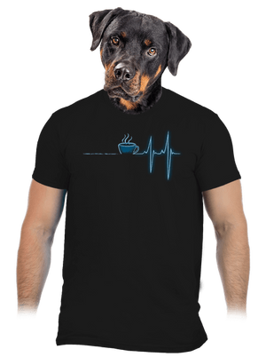 Coffee help pánske tričko Black