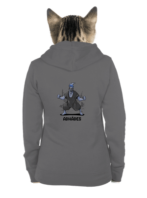 Adhádes dámska mikina na zips Steel Gray