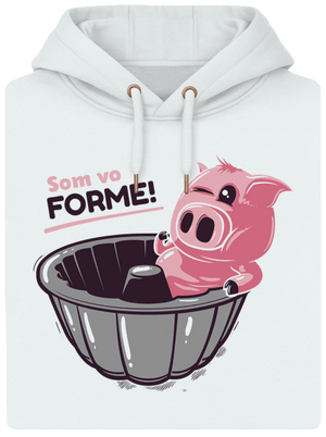 Vo forme unisex mikina premium Snowwhite