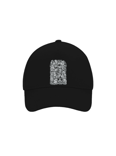Doodle šiltovka baseballka Black