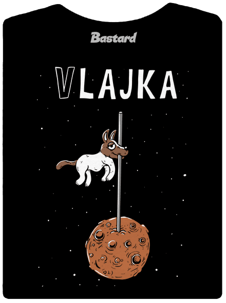 Vlajka dámske tričko s lemom Black