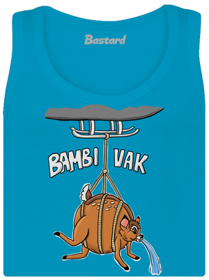Bambi vak dámske tielko klasické Blue Atol