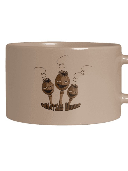 Makovica hrnček makronka Brown Macaron