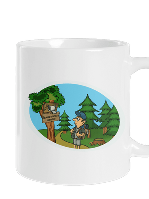 Stretnutie s medveďom klasický hrnček White