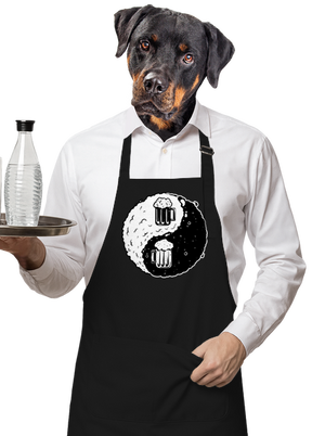 Jin Jang pivo zástera Black