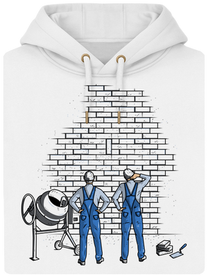 Murári unisex mikina premium Snowwhite