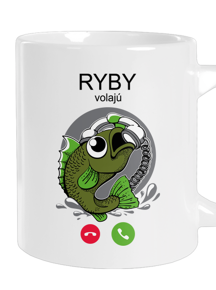 Ryby volají veľký hrnček White