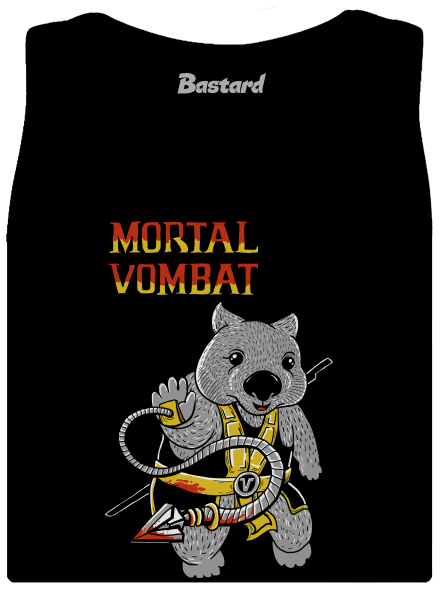Mortal Vombat dámske tielko klasické Black